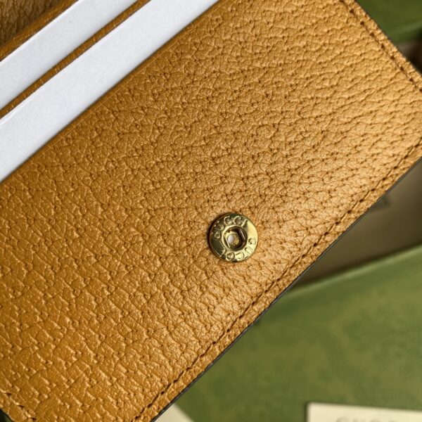 Gucci Disney KAI Brown Card Case Wallet For Men, Men's Wallet 11cm/4.3in GG