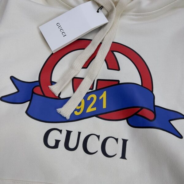 Gucci Felpa Gg Interlocking 1921 White For Women