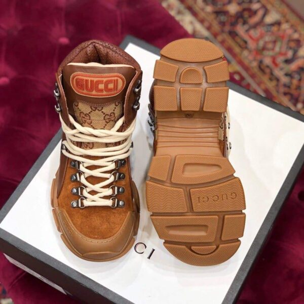 Gucci Flashtrek GG Sneakers Brown For Women GG