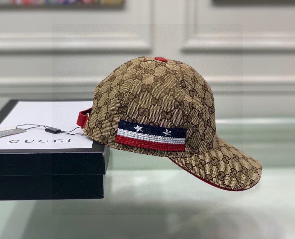 Gucci GG Baseball Hat Beige GG Hat