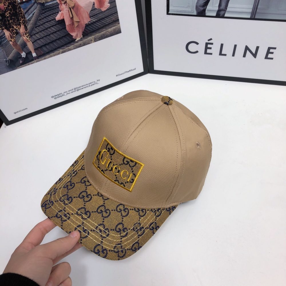 Gucci GG Baseball Hat Beige GG Hat - Image 4