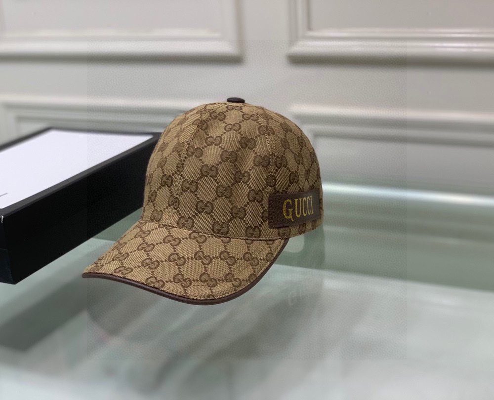 Gucci GG Baseball Hat Beige GG Hat