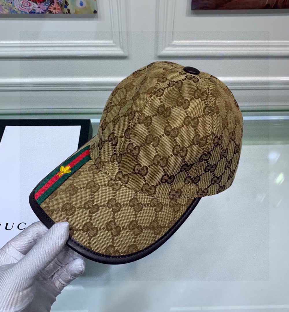 Gucci GG Baseball Hat Beige GG Hat