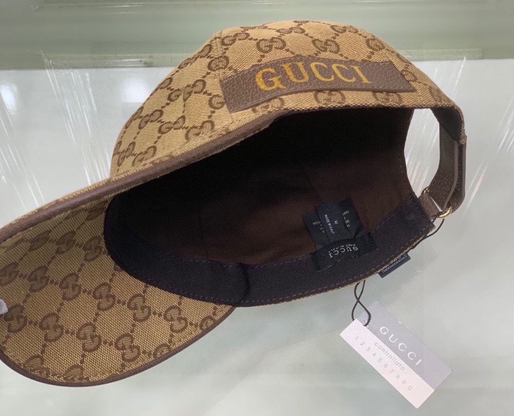 Gucci GG Baseball Hat Beige GG Hat