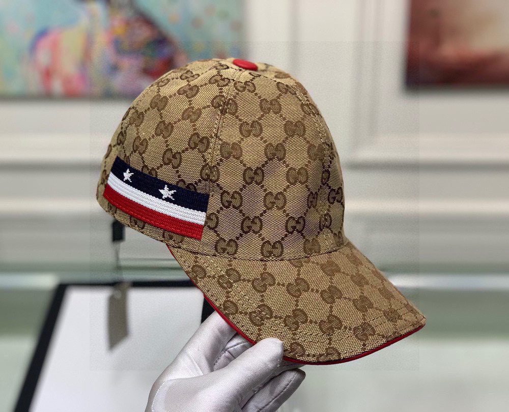 Gucci GG Baseball Hat Beige GG Hat