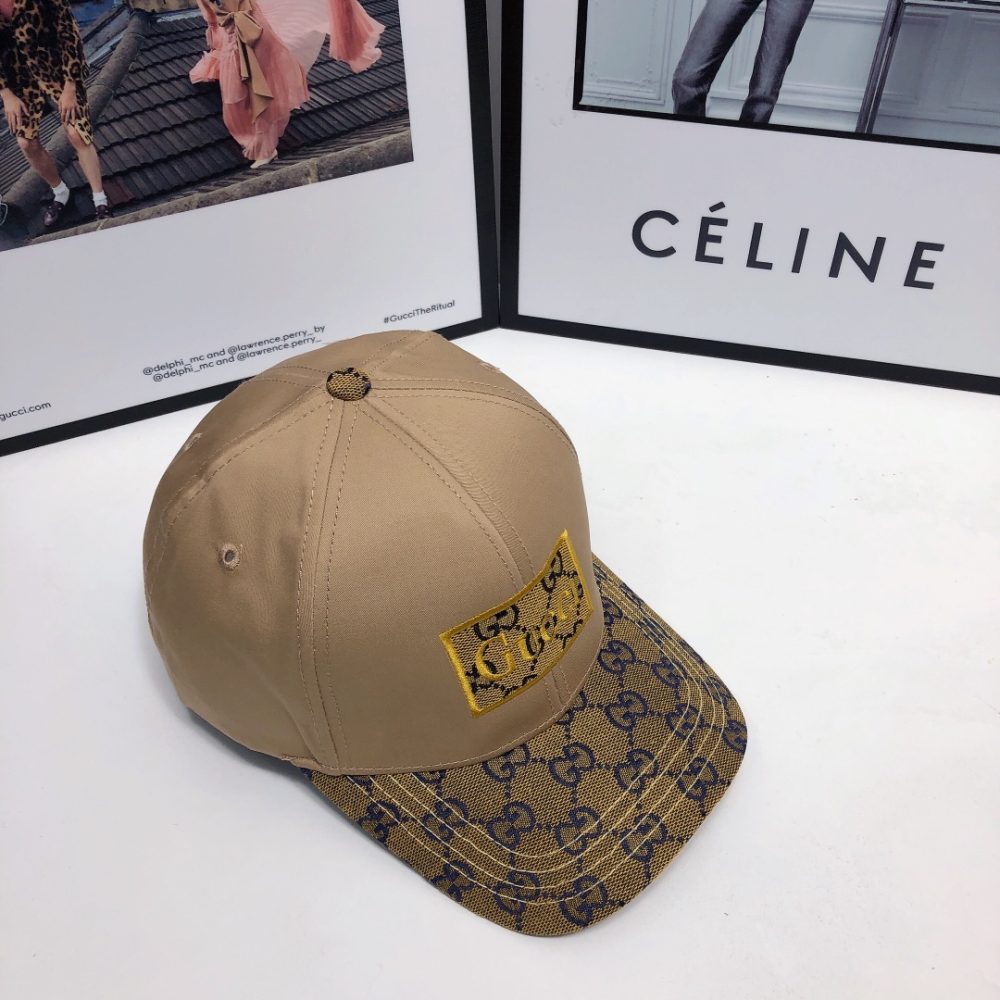 Gucci GG Baseball Hat Beige GG Hat - Image 6