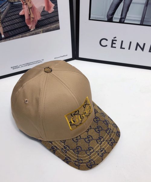 Gucci GG Baseball Hat Beige GG Hat