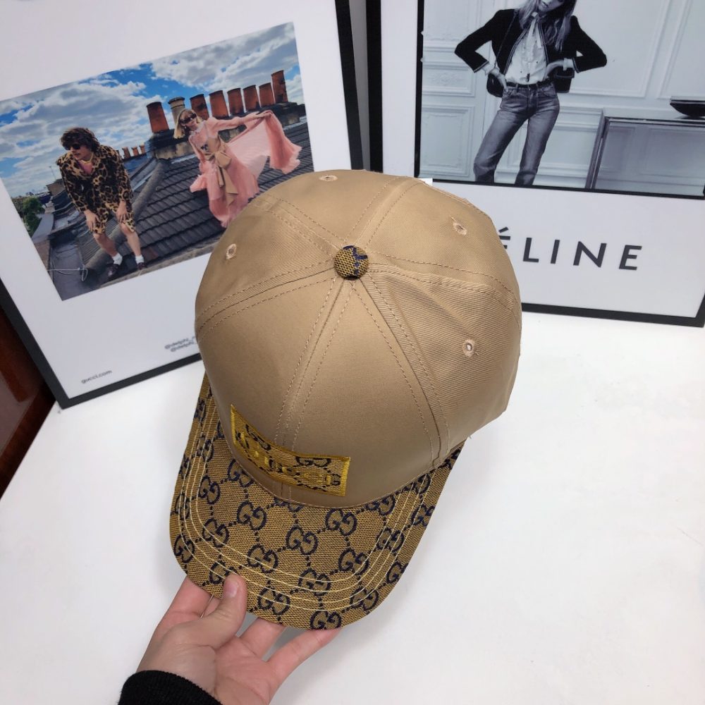 Gucci GG Baseball Hat Beige GG Hat - Image 8