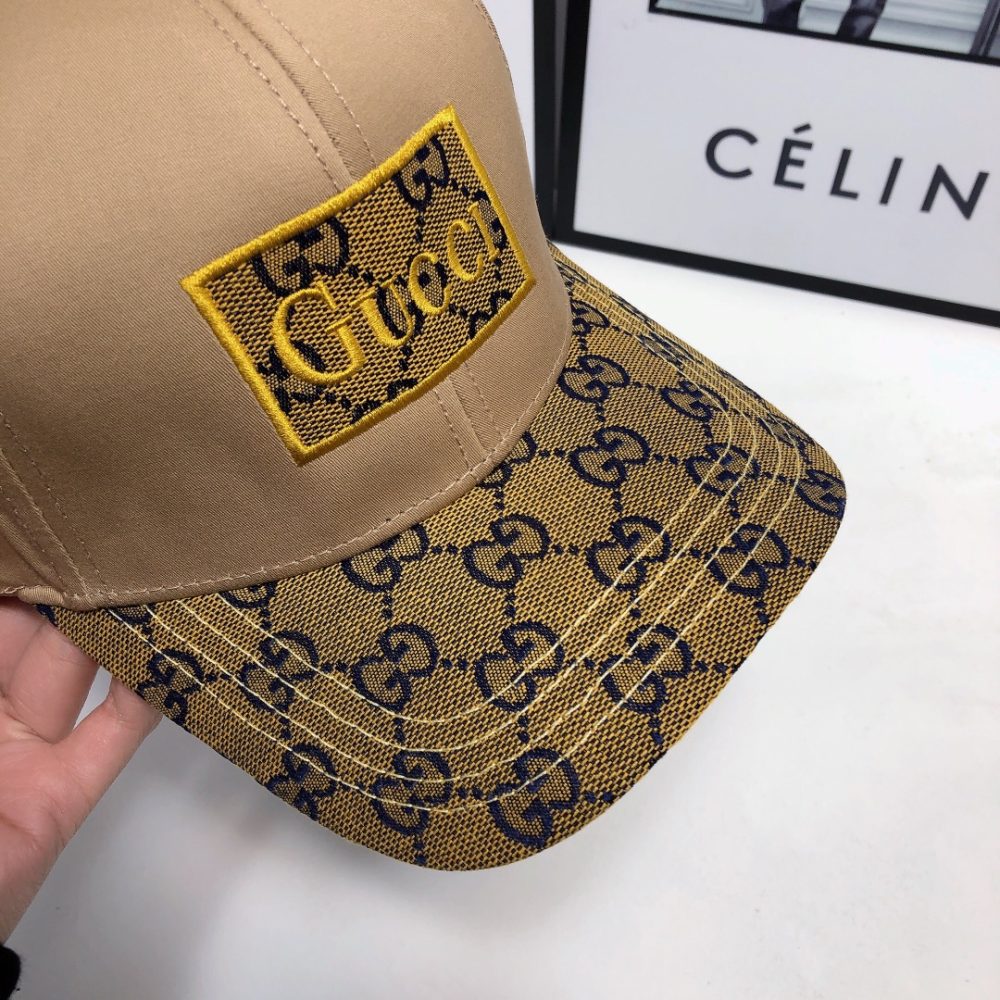 Gucci GG Baseball Hat Beige GG Hat - Image 3