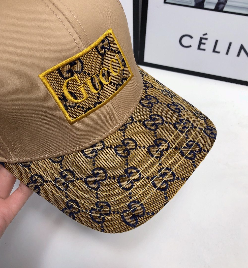 Gucci GG Baseball Hat Beige GG Hat