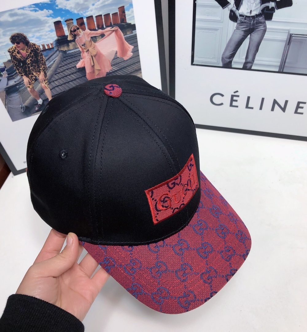 Gucci GG Baseball Hat Black GG Hat