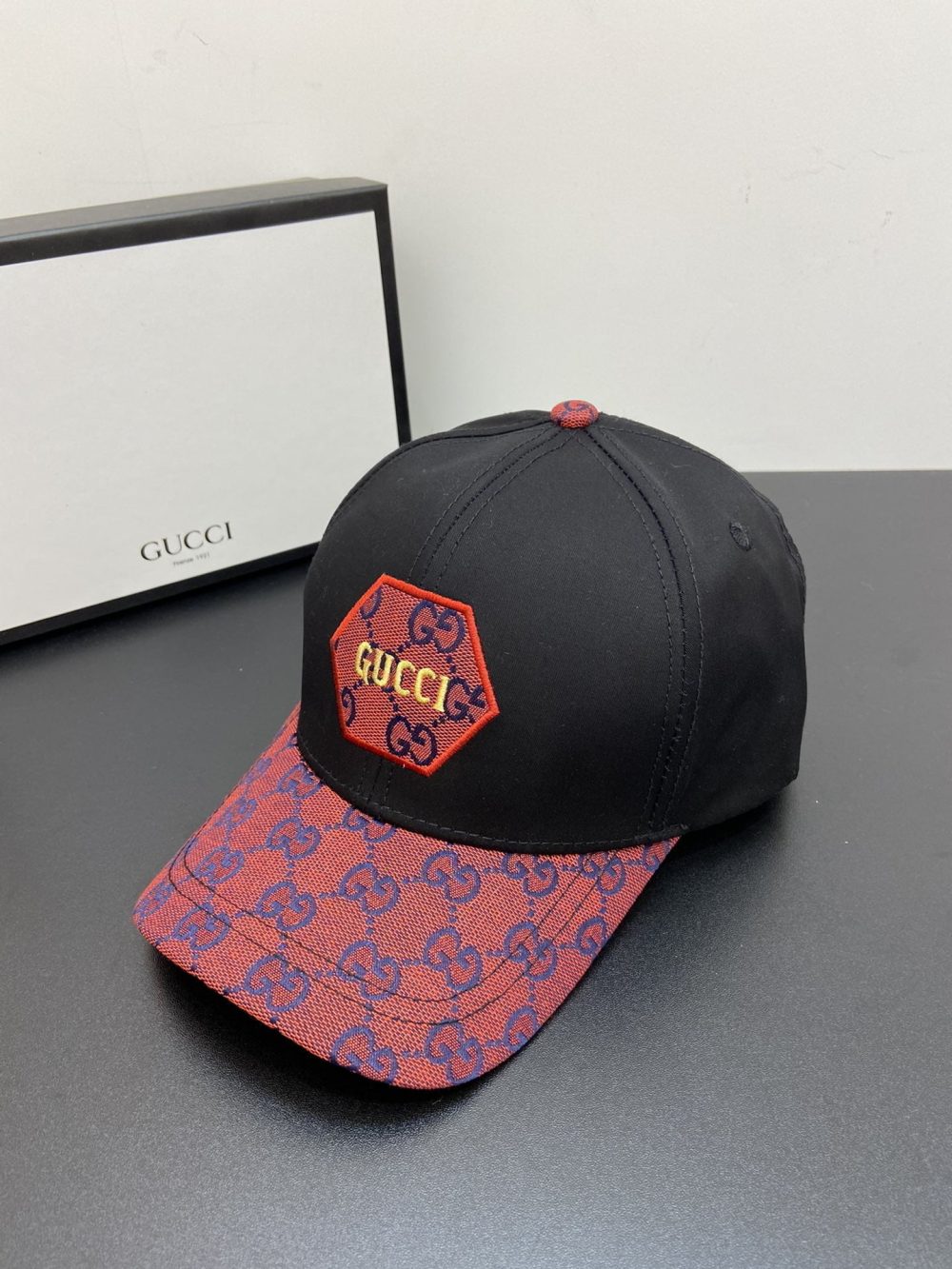 Gucci GG Baseball Hat Black GG Hat - Image 4