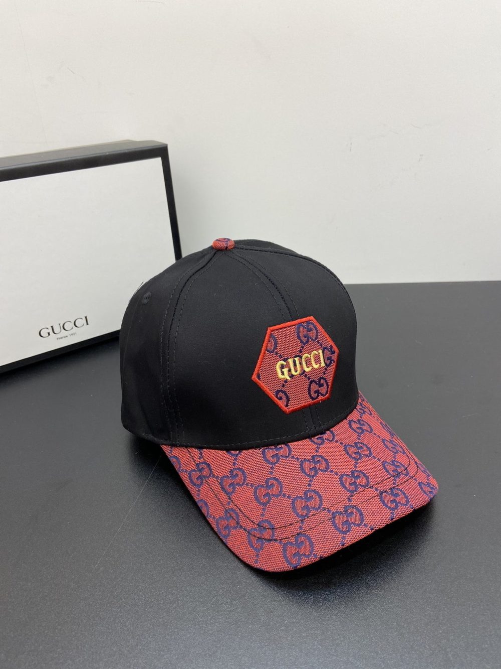 Gucci GG Baseball Hat Black GG Hat - Image 3