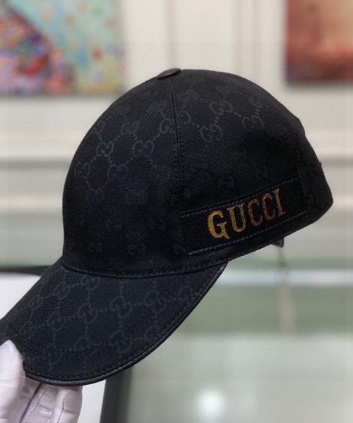 Gucci GG Baseball Hat Black GG Hat