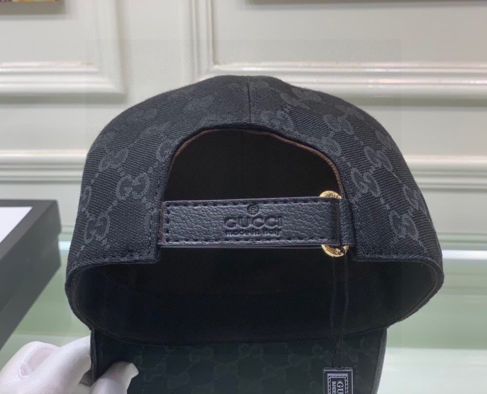 Gucci GG Baseball Hat Black GG Hat