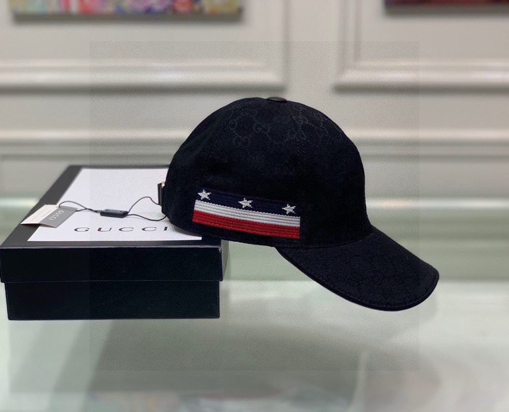 Gucci GG Baseball Hat Black GG Hat