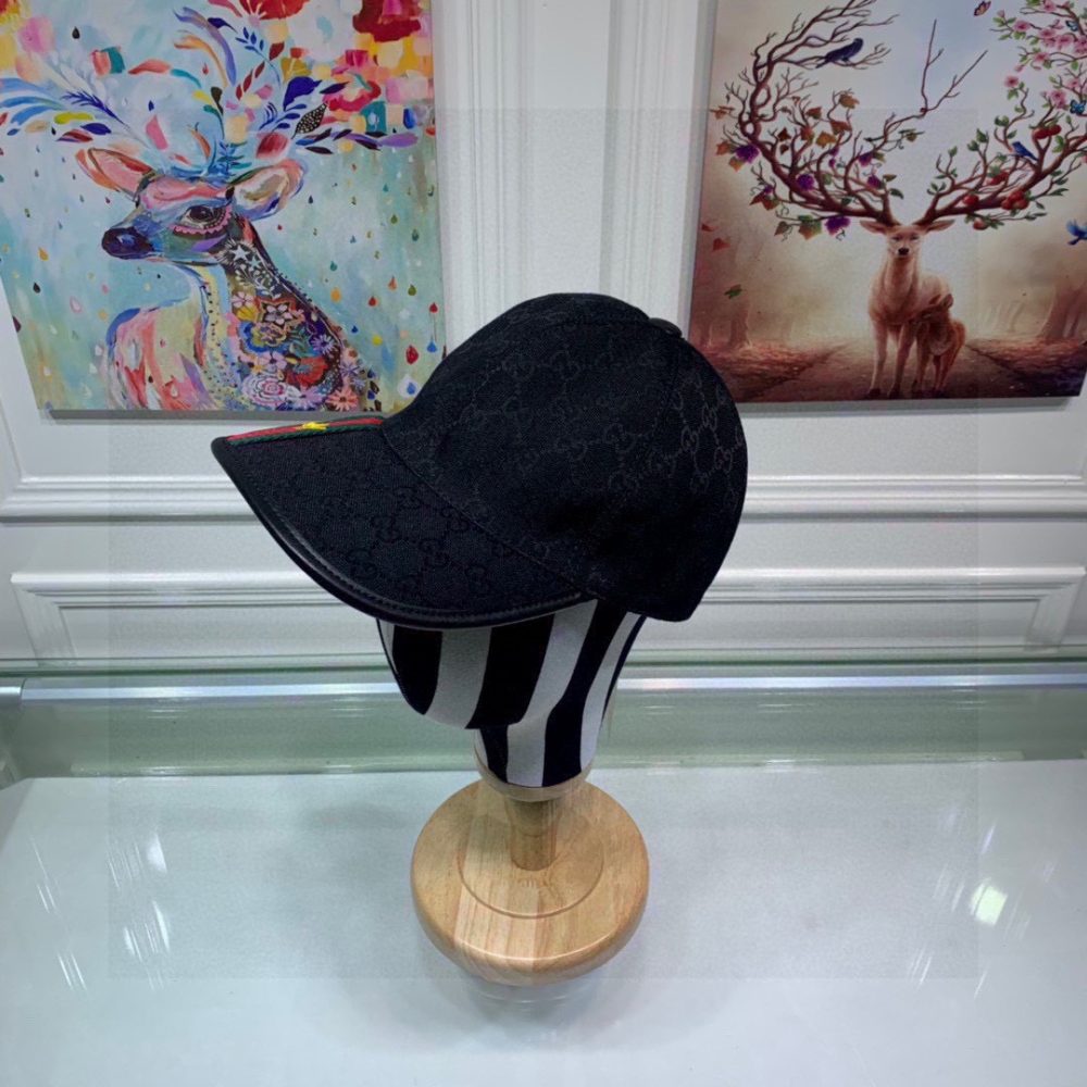 Gucci GG Baseball Hat Black GG Hat - Image 5
