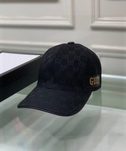 Gucci GG Baseball Hat Black GG Hat