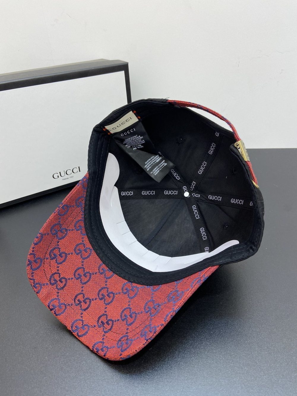 Gucci GG Baseball Hat Black GG Hat - Image 5