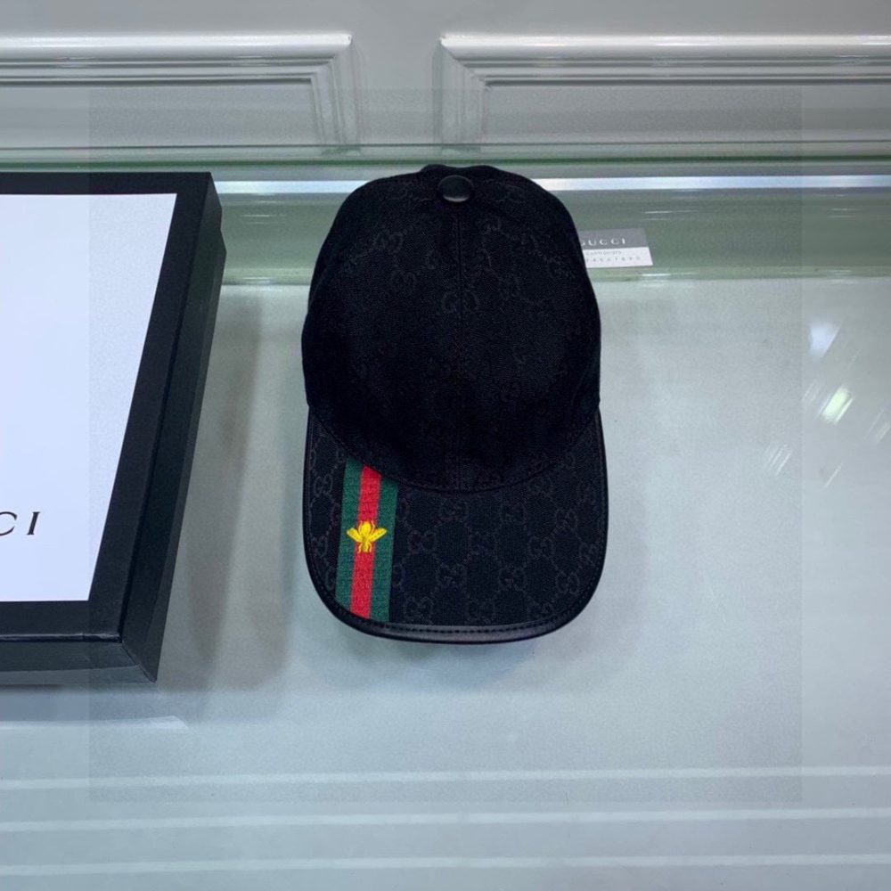 Gucci GG Baseball Hat Black GG Hat - Image 4