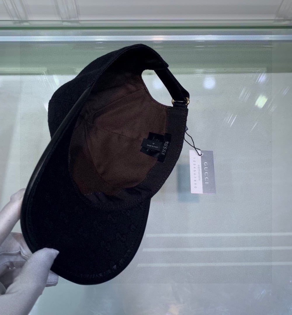 Gucci GG Baseball Hat Black GG Hat