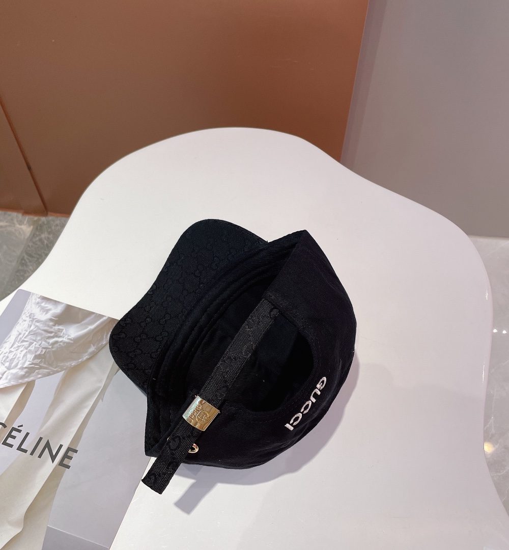 Gucci GG Baseball Hat Black GG Hat