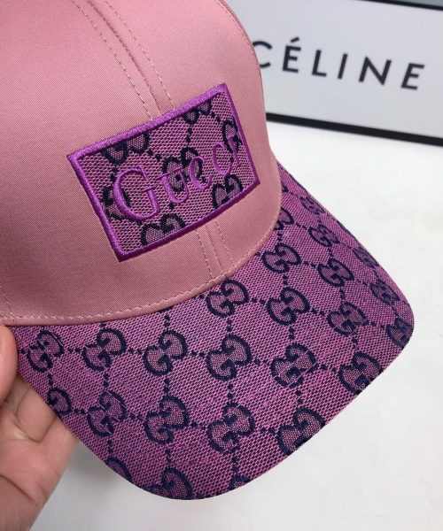 Gucci GG Baseball Hat Pink GG Hat