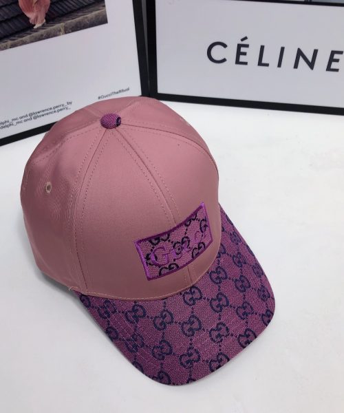 Gucci GG Baseball Hat Pink GG Hat