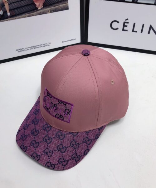 Gucci GG Baseball Hat Pink GG Hat