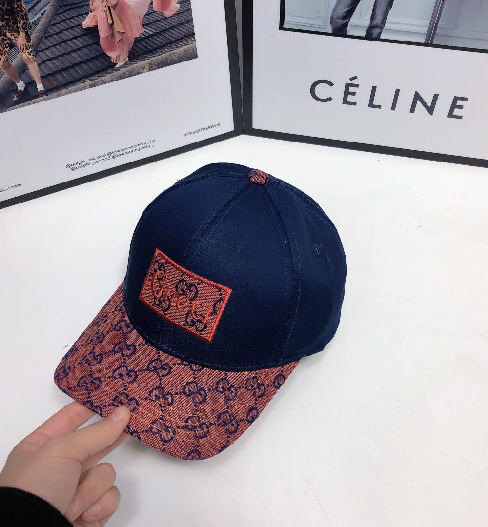 Gucci GG Baseball Hat Purple GG Hat