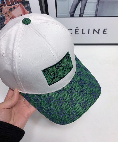 Gucci GG Baseball Hat White GG Hat