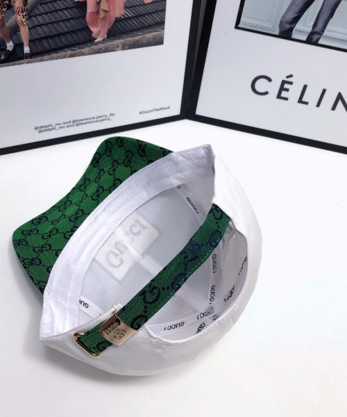 Gucci GG Baseball Hat White GG Hat