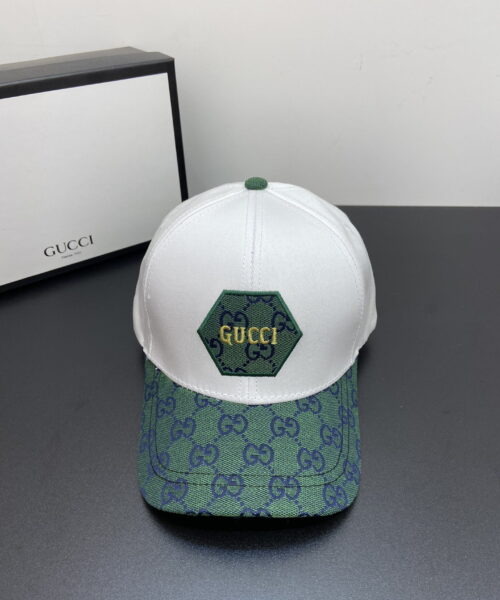 Gucci GG Baseball Hat White GG Hat
