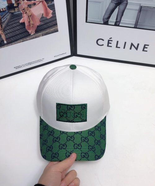 Gucci GG Baseball Hat White GG Hat