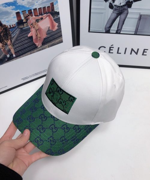 Gucci GG Baseball Hat White GG Hat