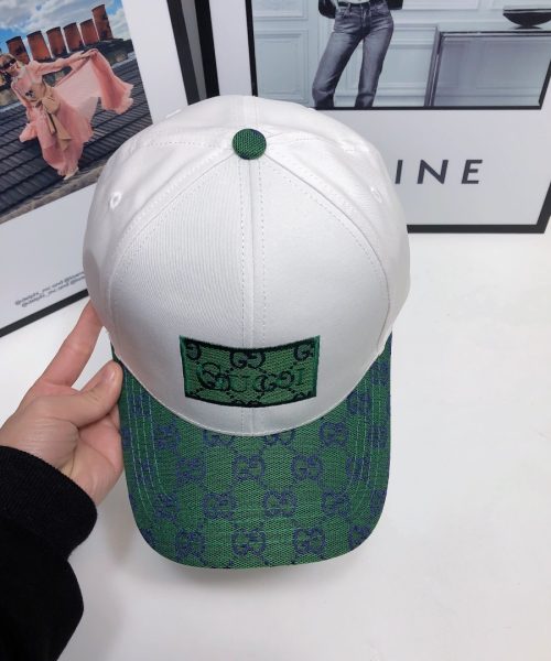 Gucci GG Baseball Hat White GG Hat