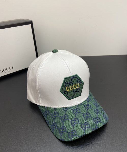Gucci GG Baseball Hat White GG Hat