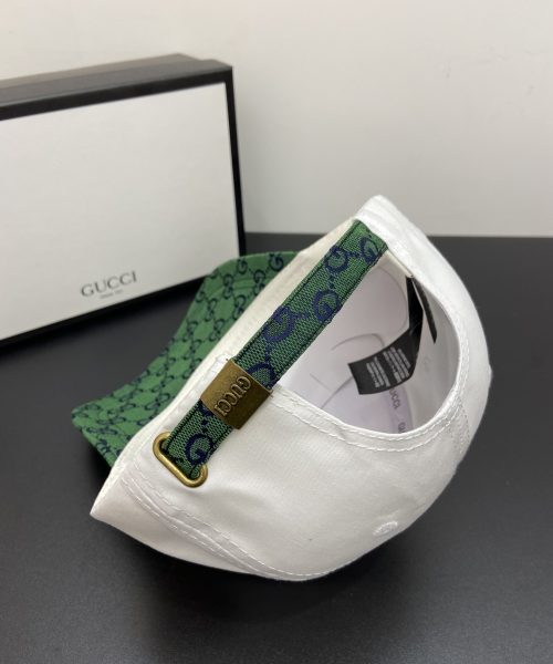 Gucci GG Baseball Hat White GG Hat