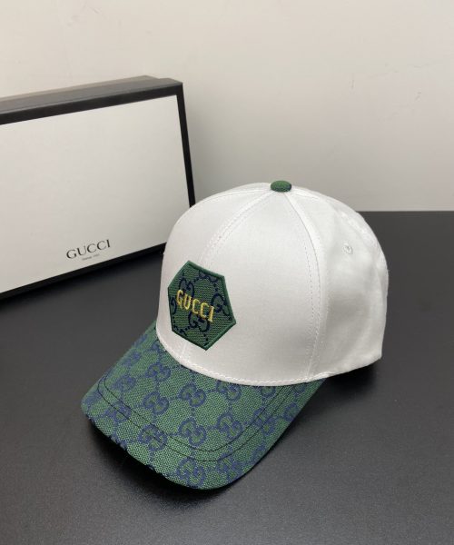 Gucci GG Baseball Hat White GG Hat