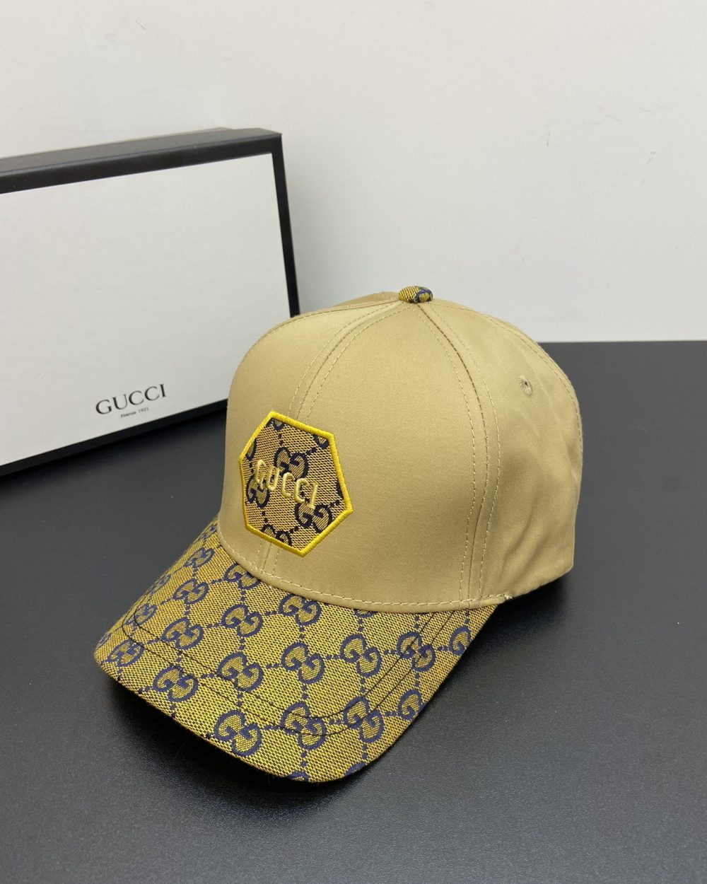 Gucci GG Baseball Hat Yellow GG Hat