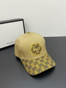 Gucci GG Baseball Hat Yellow GG Hat