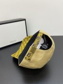 Gucci GG Baseball Hat Yellow GG Hat