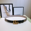1:1 Replica Gucci GG Belt With Double G Buckle Beige/Black, Women Belt ‎‎625839 92TLT 9769