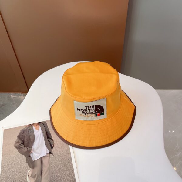 Gucci GG Bucket Hat Black/Yellow GG Hat