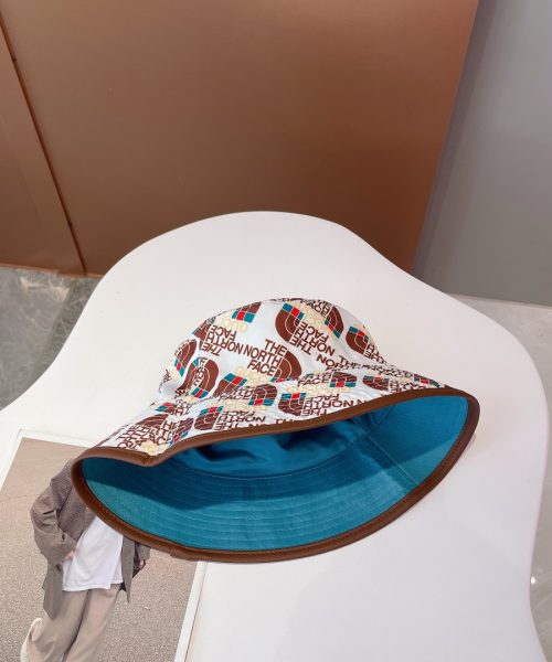 Gucci GG Bucket Hat White/Blue GG Hat