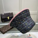 Gucci GG Bucket Hat With Floral Black GG Hat
