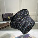 Gucci GG Bucket Hat With Floral Black GG Hat