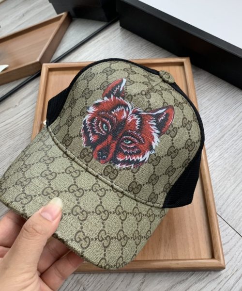 Gucci GG Canvas Baseball Cap Beige