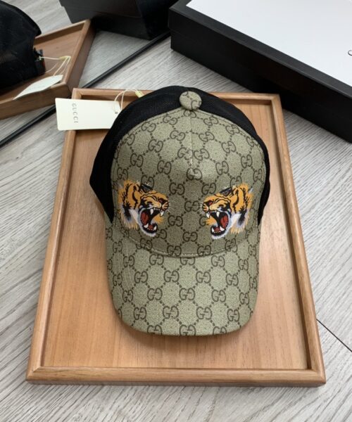 Gucci GG Canvas Baseball Cap Beige