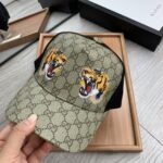Gucci GG Canvas Baseball Cap Beige